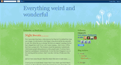 Desktop Screenshot of girl26-everythingweirdandwonderful.blogspot.com