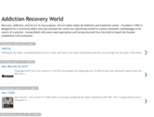 Tablet Screenshot of addictionrecoveryworld.blogspot.com