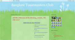 Desktop Screenshot of bangloretoastmastersclub.blogspot.com