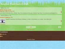 Tablet Screenshot of bangloretoastmastersclub.blogspot.com