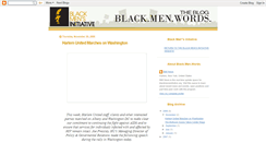 Desktop Screenshot of blackmenwords.blogspot.com