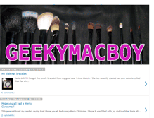 Tablet Screenshot of geekymacboy.blogspot.com