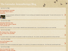 Tablet Screenshot of lavenderarometharapy.blogspot.com