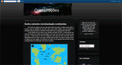 Desktop Screenshot of fatosestranhoseconspiracoes.blogspot.com