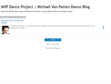 Tablet Screenshot of mvpdanceproject.blogspot.com