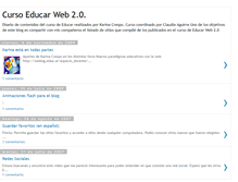 Tablet Screenshot of cursoeducarweb2.blogspot.com