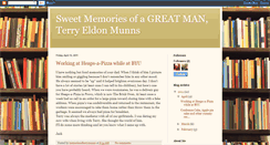 Desktop Screenshot of memoriesofterrymunns.blogspot.com