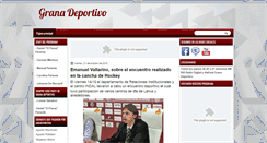 Desktop Screenshot of granadeportivo.blogspot.com