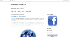 Desktop Screenshot of naturalshaman.blogspot.com