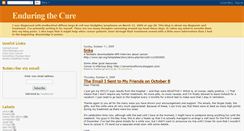 Desktop Screenshot of enduringthecure.blogspot.com