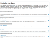 Tablet Screenshot of enduringthecure.blogspot.com