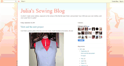 Desktop Screenshot of juliasewing.blogspot.com