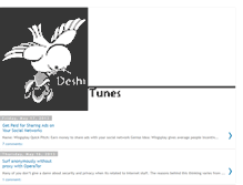 Tablet Screenshot of deshitunes.blogspot.com