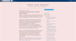 Desktop Screenshot of modevoormorgen.blogspot.com