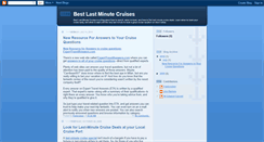 Desktop Screenshot of bestlastminutecruises.blogspot.com