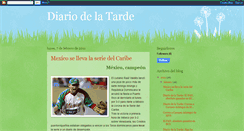 Desktop Screenshot of diariodelatardedetabasco.blogspot.com