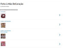 Tablet Screenshot of feitoamaodecoracao.blogspot.com