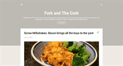 Desktop Screenshot of forkandthecork.blogspot.com