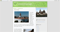 Desktop Screenshot of leitstelle-kirchenburgen.blogspot.com