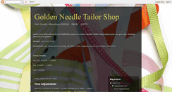 Desktop Screenshot of goldenneedletailorshop.blogspot.com