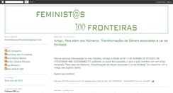 Desktop Screenshot of feministassemfronteiras.blogspot.com