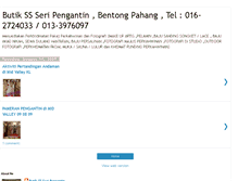 Tablet Screenshot of butikssseripengantin.blogspot.com