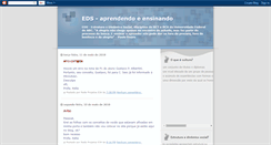 Desktop Screenshot of eds-aprendendoeensinando.blogspot.com