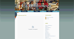 Desktop Screenshot of elbibliotecario-jmtv.blogspot.com