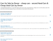 Tablet Screenshot of carsforsalebyownerusa.blogspot.com