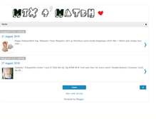 Tablet Screenshot of mix-3-match.blogspot.com