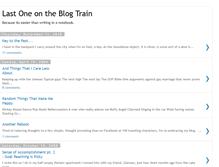 Tablet Screenshot of lastoneontheblogtrain.blogspot.com