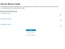 Tablet Screenshot of mischabarton-nude.blogspot.com