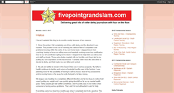 Desktop Screenshot of fivepointgrandslam.blogspot.com