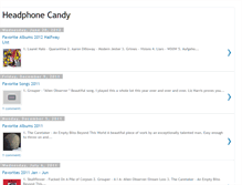 Tablet Screenshot of headphonecandy.blogspot.com