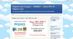 Desktop Screenshot of diapercoupons.blogspot.com