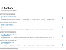 Tablet Screenshot of donotlazy.blogspot.com