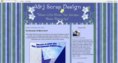 Desktop Screenshot of ajscrapdesigns.blogspot.com