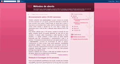 Desktop Screenshot of metodosdeaborto.blogspot.com