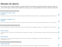 Tablet Screenshot of metodosdeaborto.blogspot.com