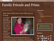 Tablet Screenshot of familyfriendsandprims.blogspot.com