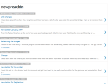 Tablet Screenshot of newpreachin.blogspot.com