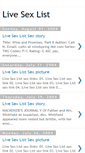 Mobile Screenshot of live-sex-list.blogspot.com