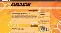 Desktop Screenshot of damazestore.blogspot.com