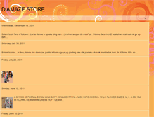 Tablet Screenshot of damazestore.blogspot.com