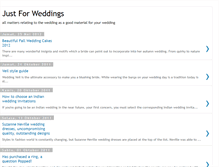 Tablet Screenshot of just4weddings.blogspot.com