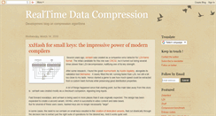 Desktop Screenshot of fastcompression.blogspot.com