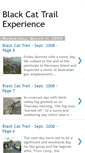Mobile Screenshot of blackcattrailexperience.blogspot.com