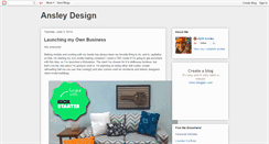 Desktop Screenshot of ansleydesign.blogspot.com