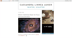 Desktop Screenshot of cassandraauker.blogspot.com