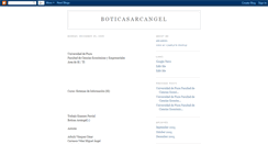 Desktop Screenshot of boticasarcangel.blogspot.com